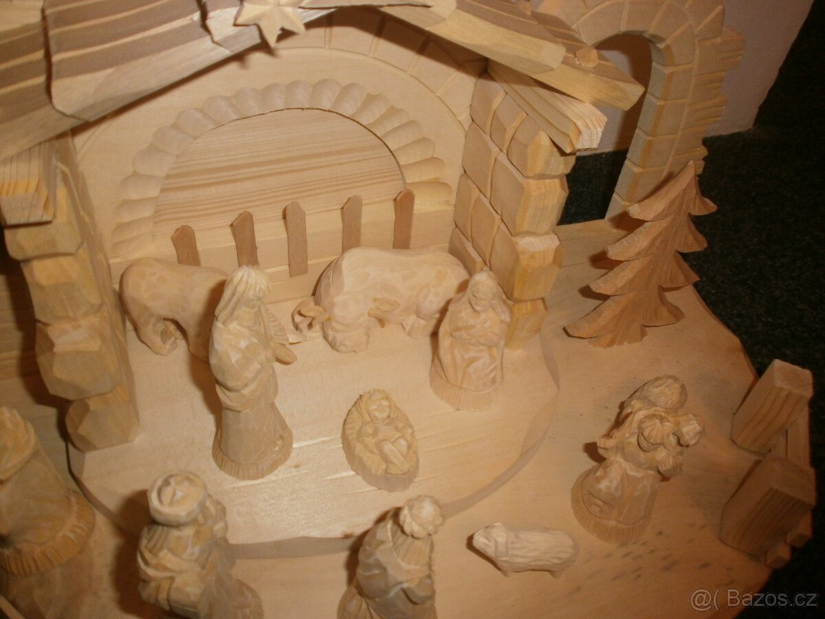 Dřevěný betlém 14B6 - 11
