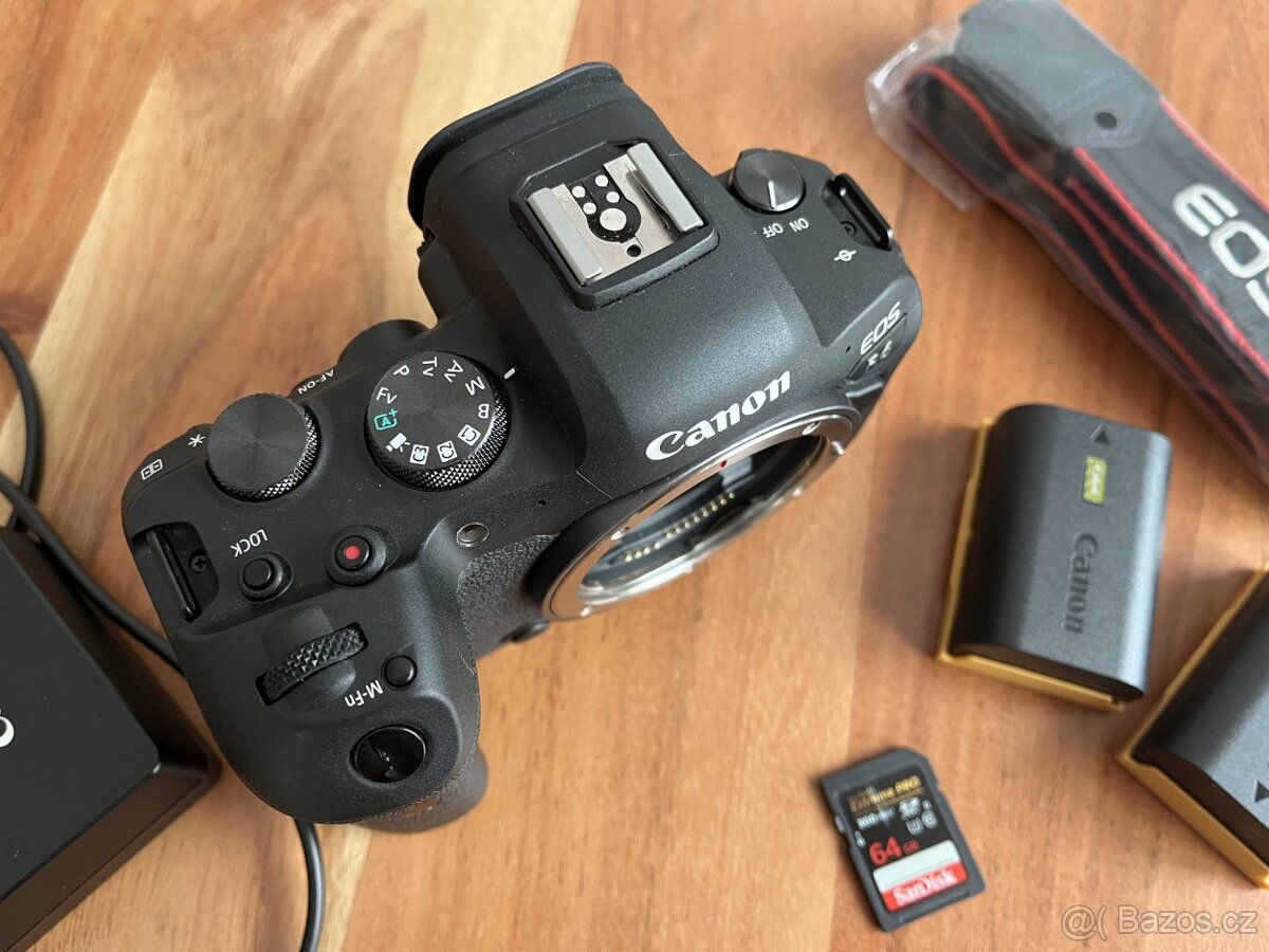 Canon EOS R6 – TOP stav + 2x ORIGINÁL baterie + SD karta San - 11