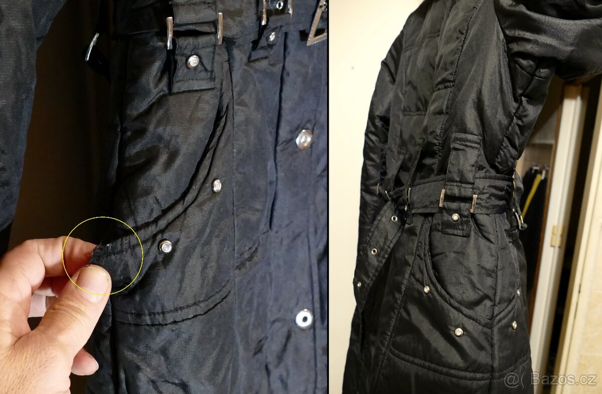 Teplý dámský kabát XS-S - 11