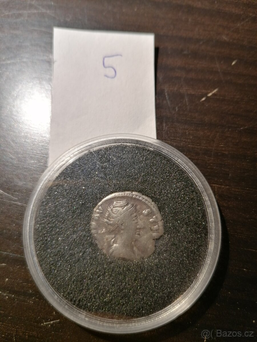 Římské stříbrné denáry 5ks - 11