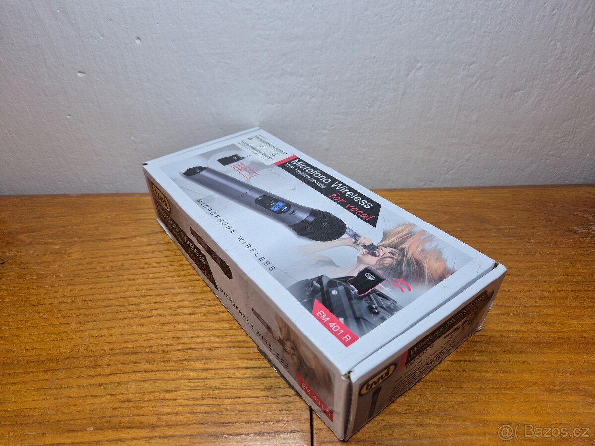 Jednosměrný bezdrátový dynamický mikrofon EM 401 R - 11