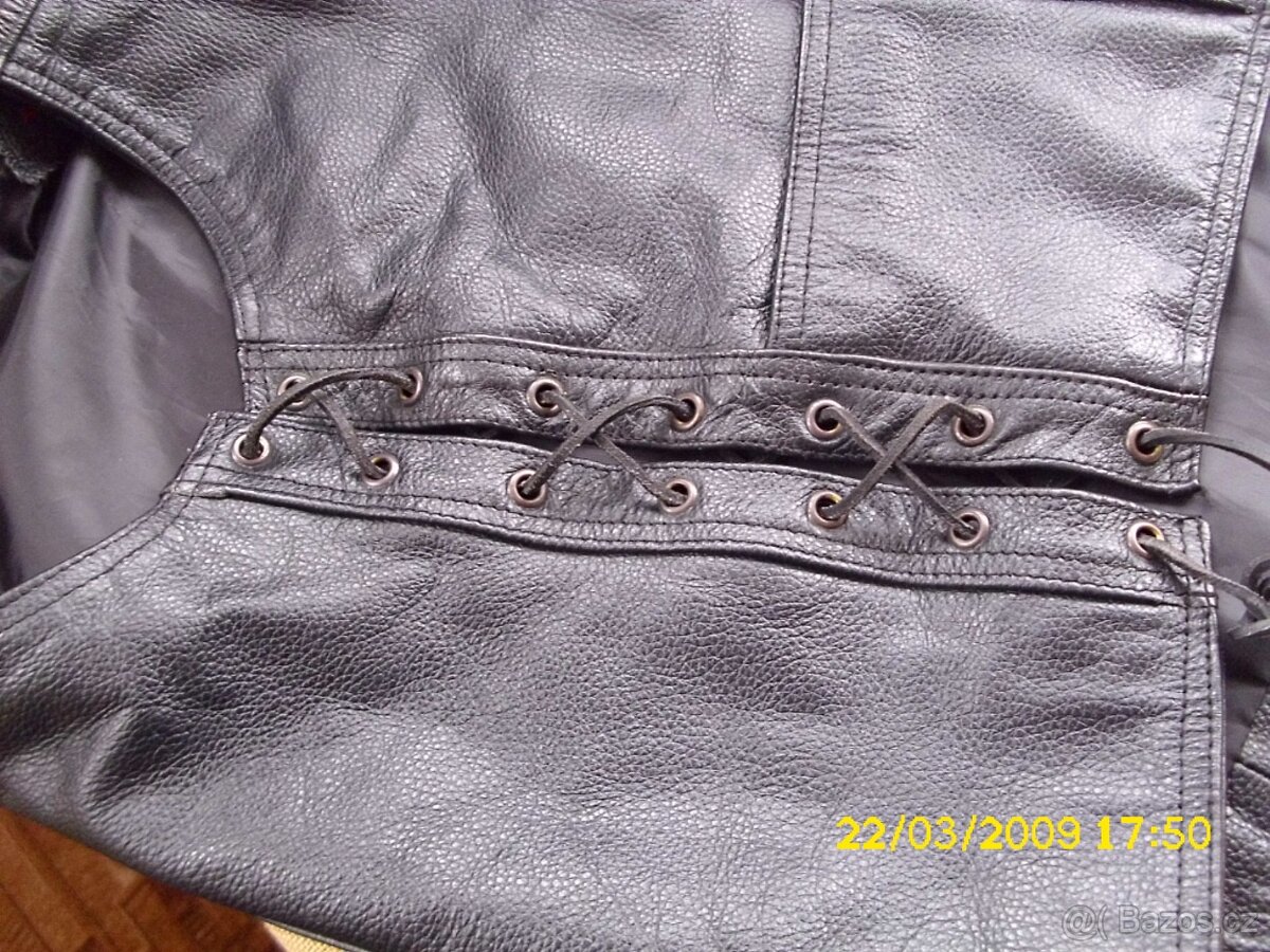 Kožená vesta Sodager Live To Ride - 11