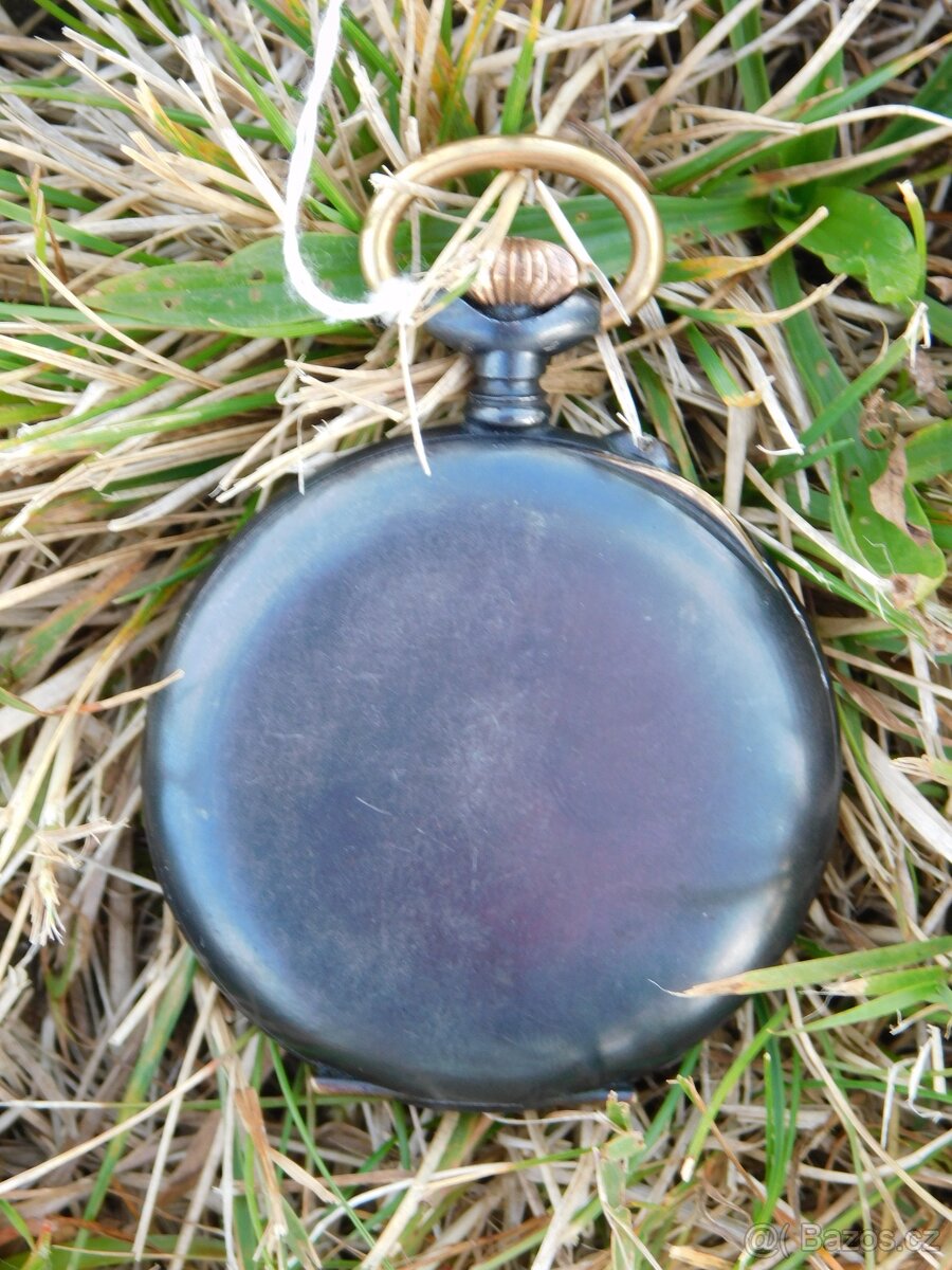 Starožitné kapesní brynýrované kapesní hodinky CHRONOMETRE - 11