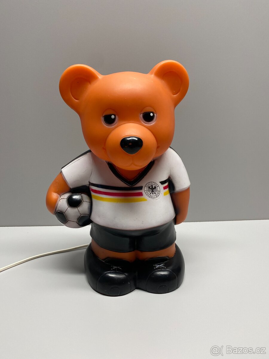 stará hračka dětská lampa retro fotbalová dětská lampička - 11