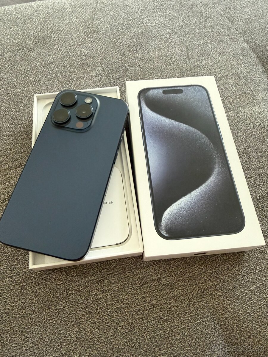 Iphone 15 PRO modrý 256 GB - 11
