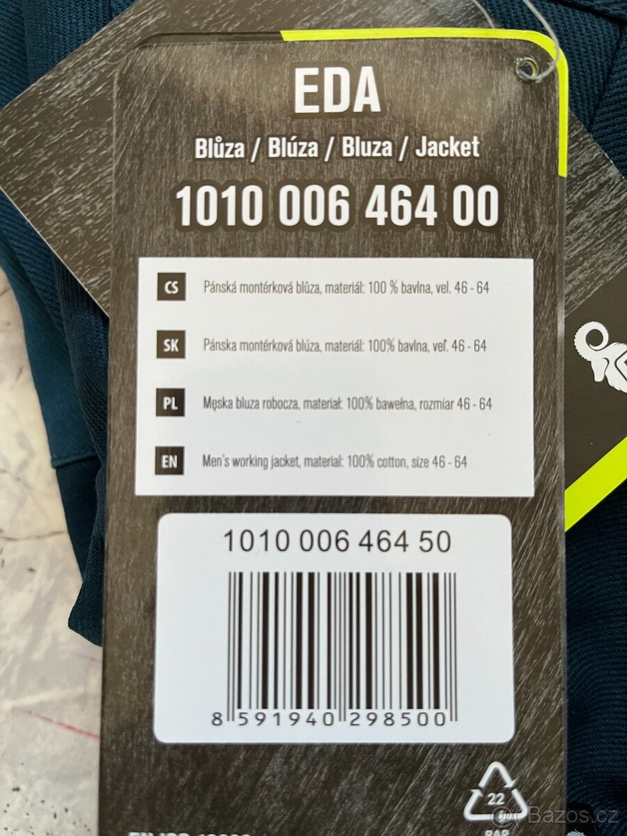 Pracovní modráky CXS vel. 50 - 11