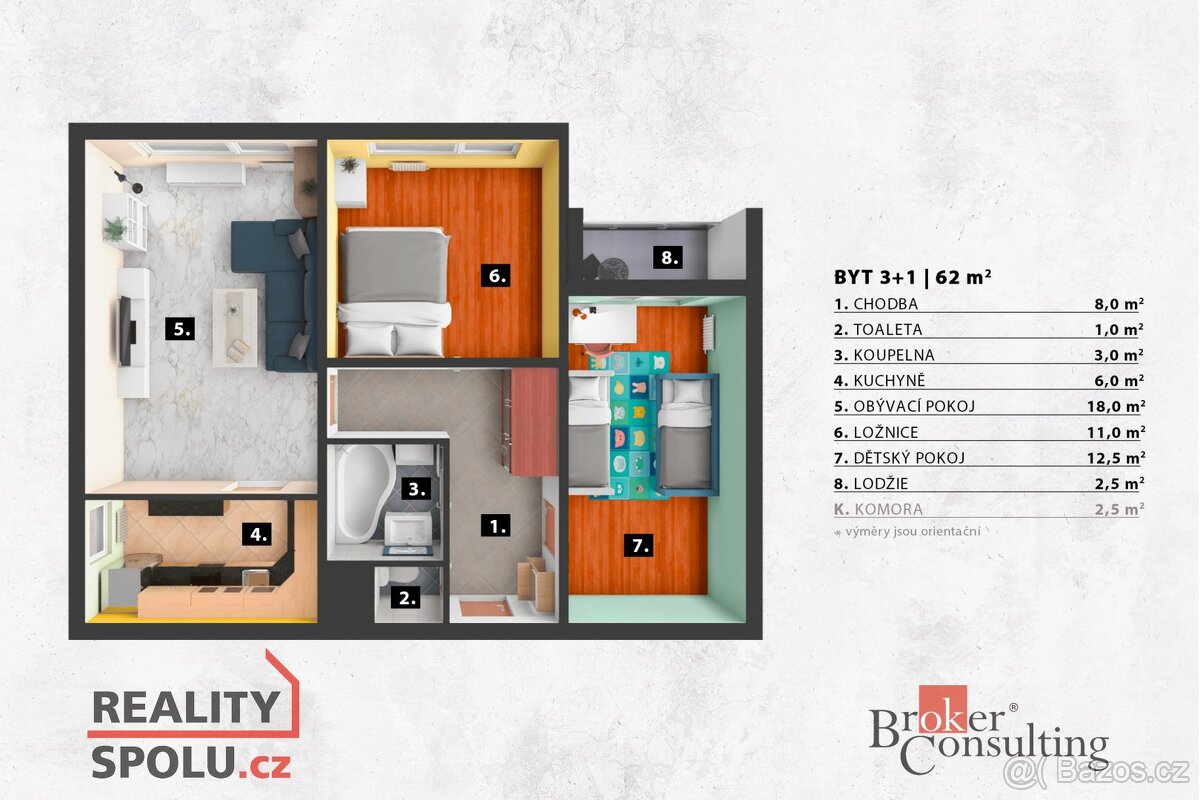Prodej, byty/3+1, 62 m2, Levského 3222/3, Modřany, 14300 Pra - 11