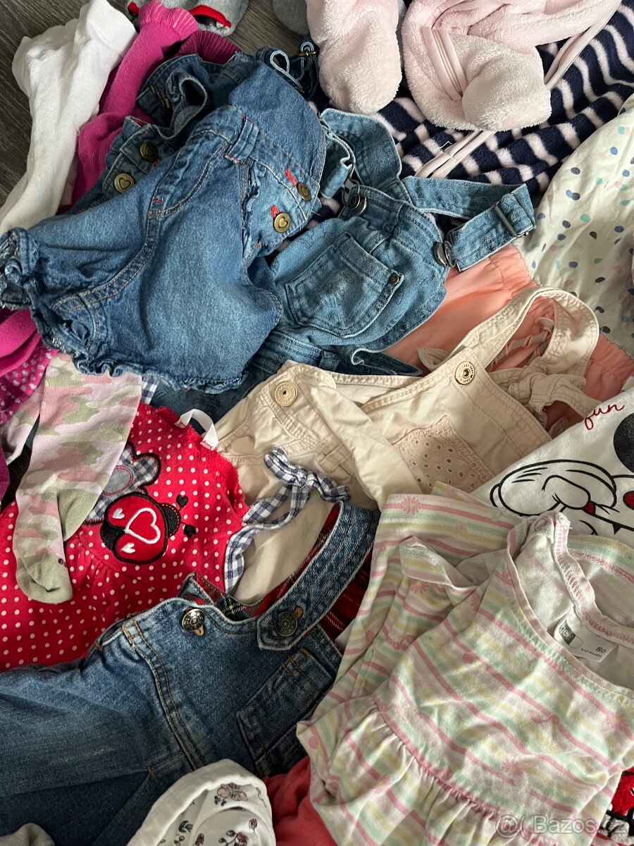 Balík oblečení holcicka 80/86 - 11