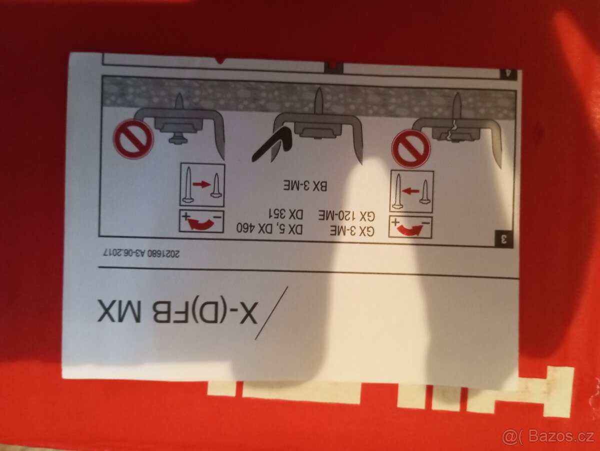 Hilti DX 350,dx 650.Prachové patrony a hřeby - 11