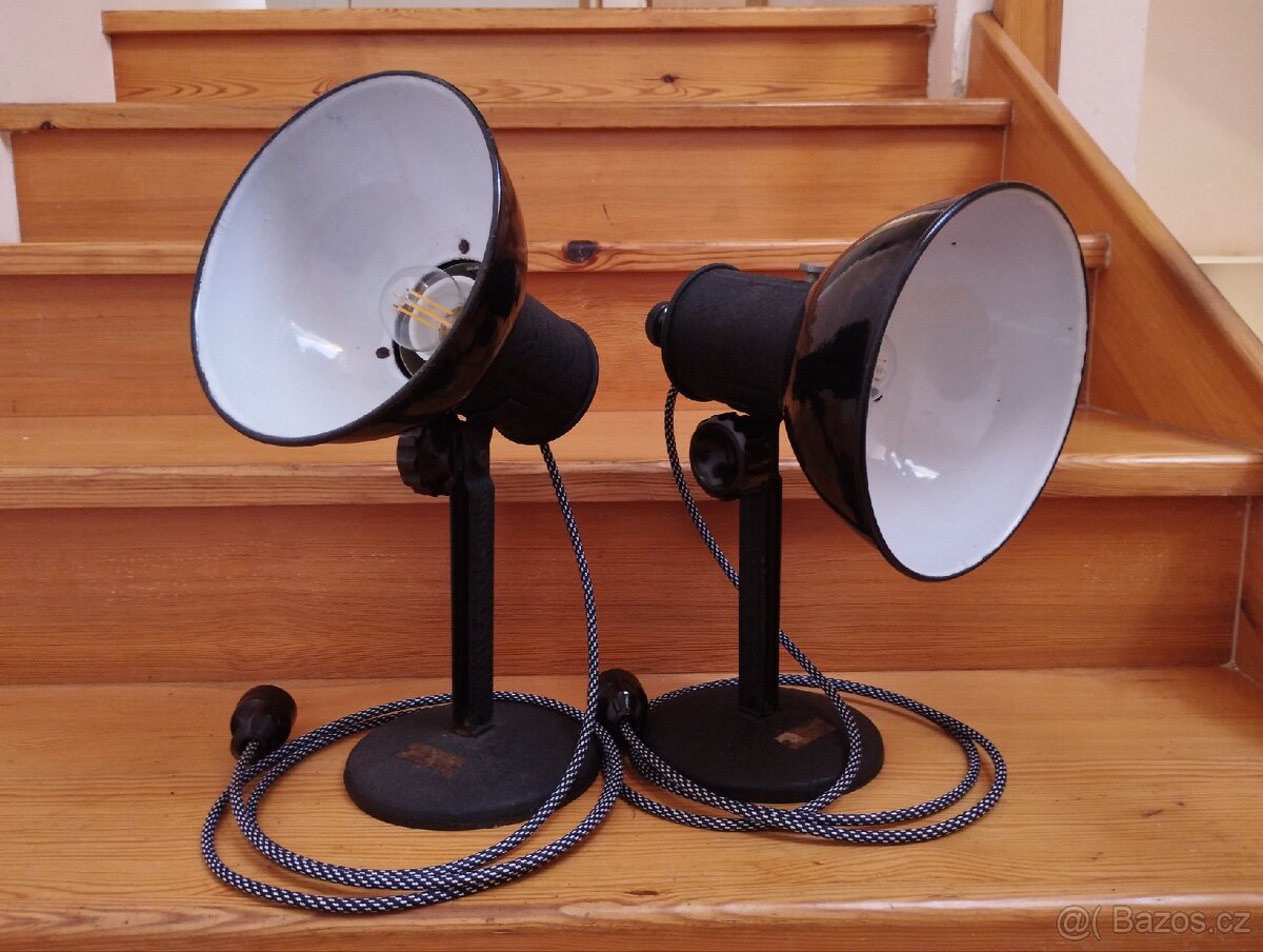 Retro industriální lampa 2x - 11