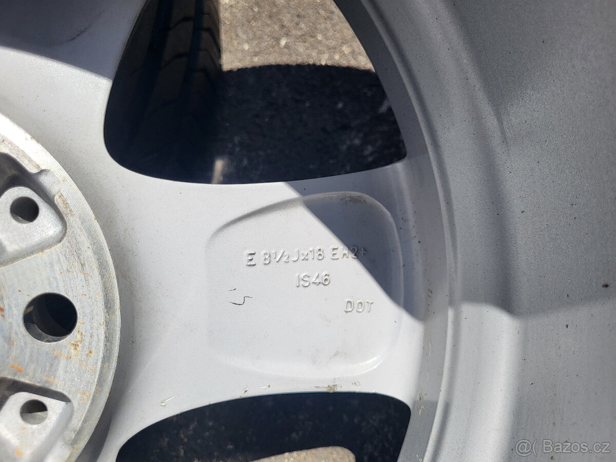 Originál kola R18 BMW X5 E70 letní super sada 5x120 - 11