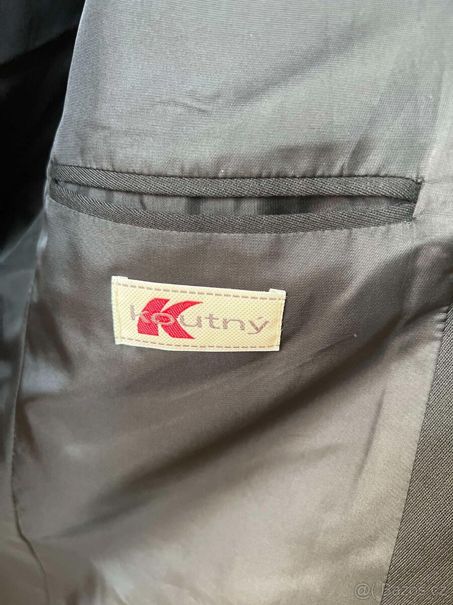 Pánské společenské sako Koutný Prostějov, velikost 54 - 11