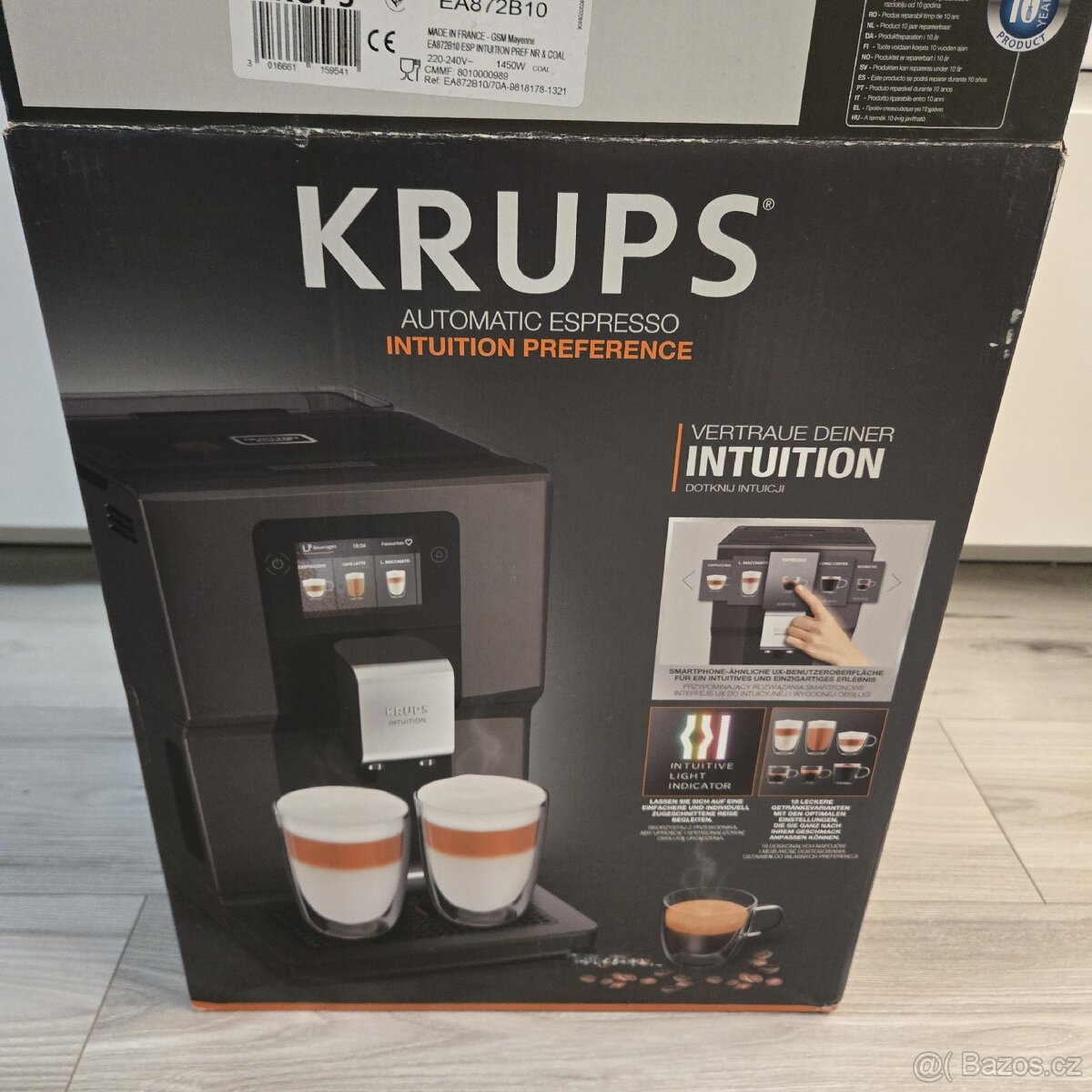 KRUPS EA872B10 Intuition Preference Antracit - 11