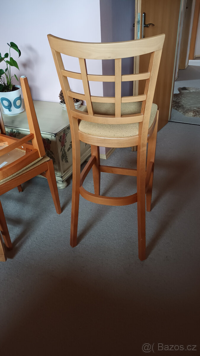 4x Židle TON jídelní +1x židle TON barová - 11