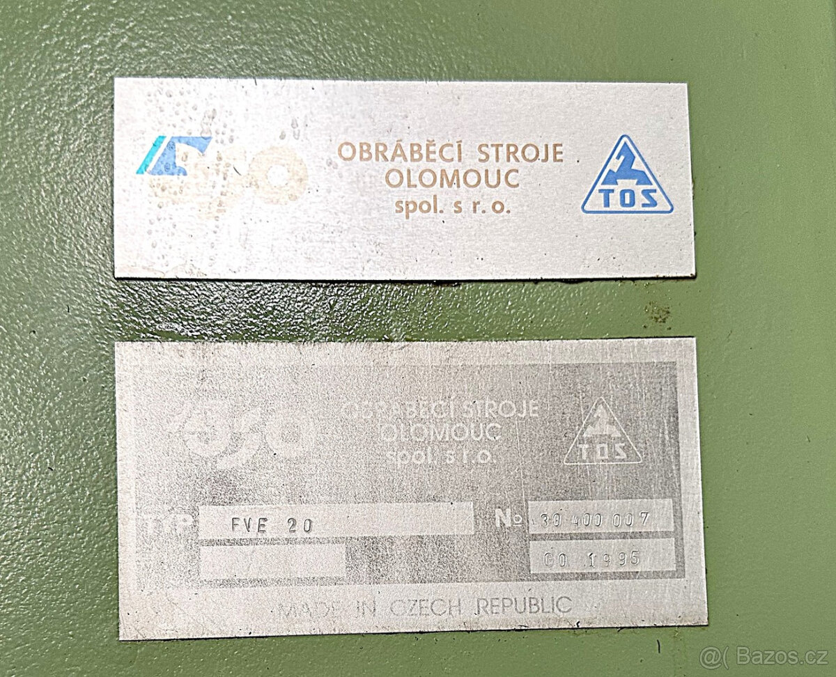 Frézka svislá konzolová FVE 20 - 11