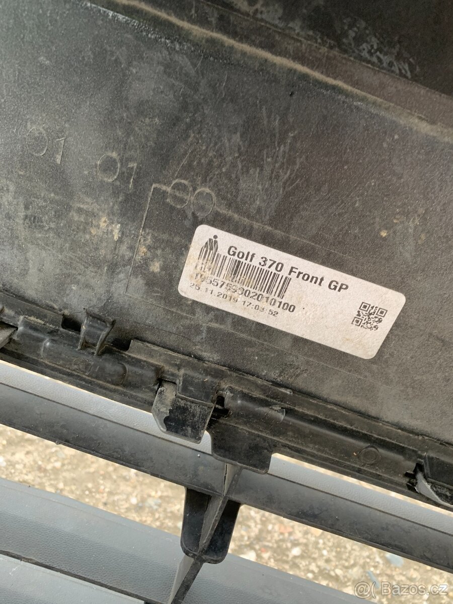 predni naraznik vw golf 7 vii facelift mrizka pdc - 11