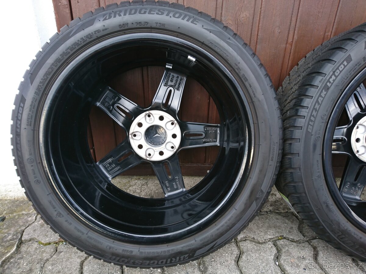 Mersedes A+B+ CLA originální alu kola 5x112 Zimní 225/45/18 - 11