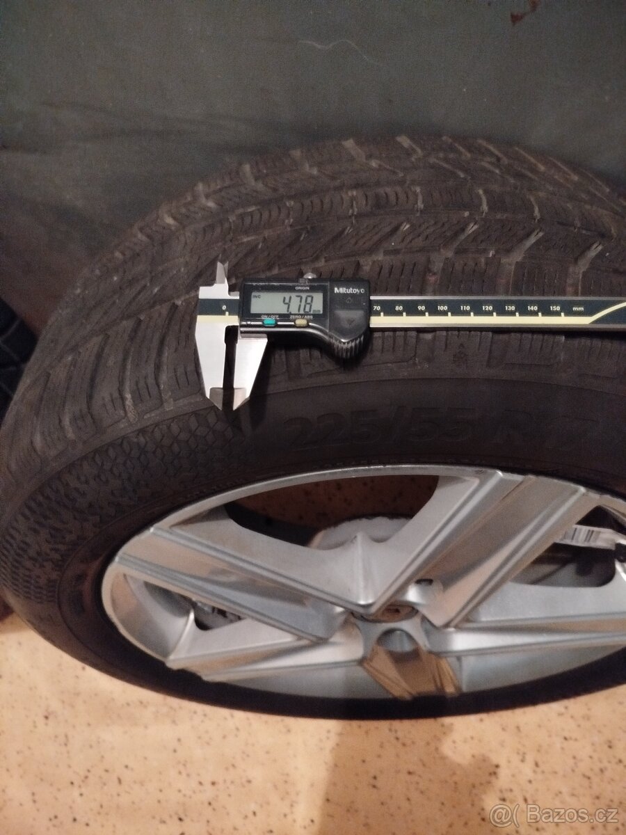 Zimni alu kola 225/55 97V R17 - 5/115. - 11