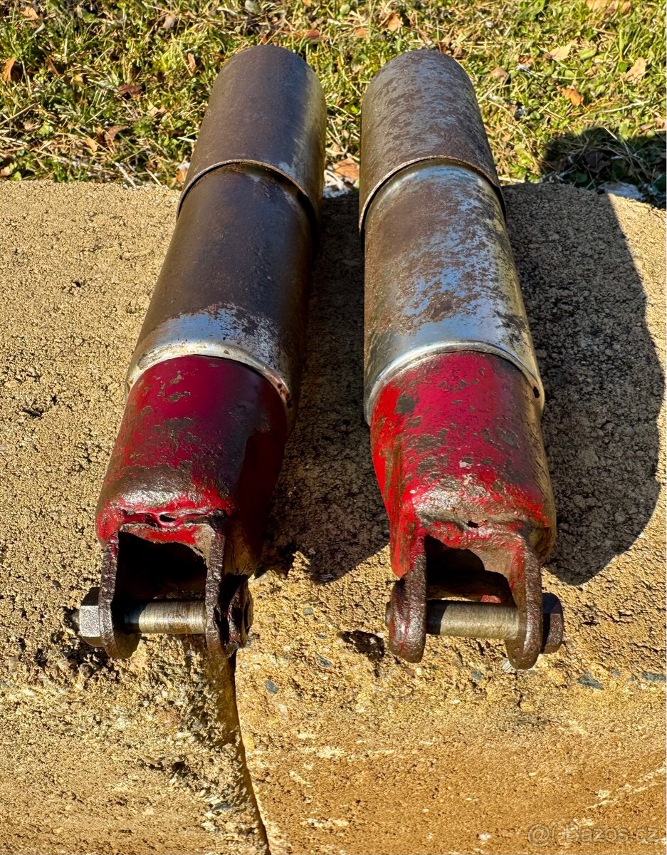 Jawa CZ 125 150 250 350 kyvacka - zadni tlumice - 11