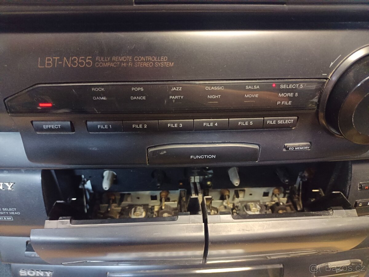 SONY věž HCD-N355 , pětidisk,rádio, double deck, zesilovač. - 11