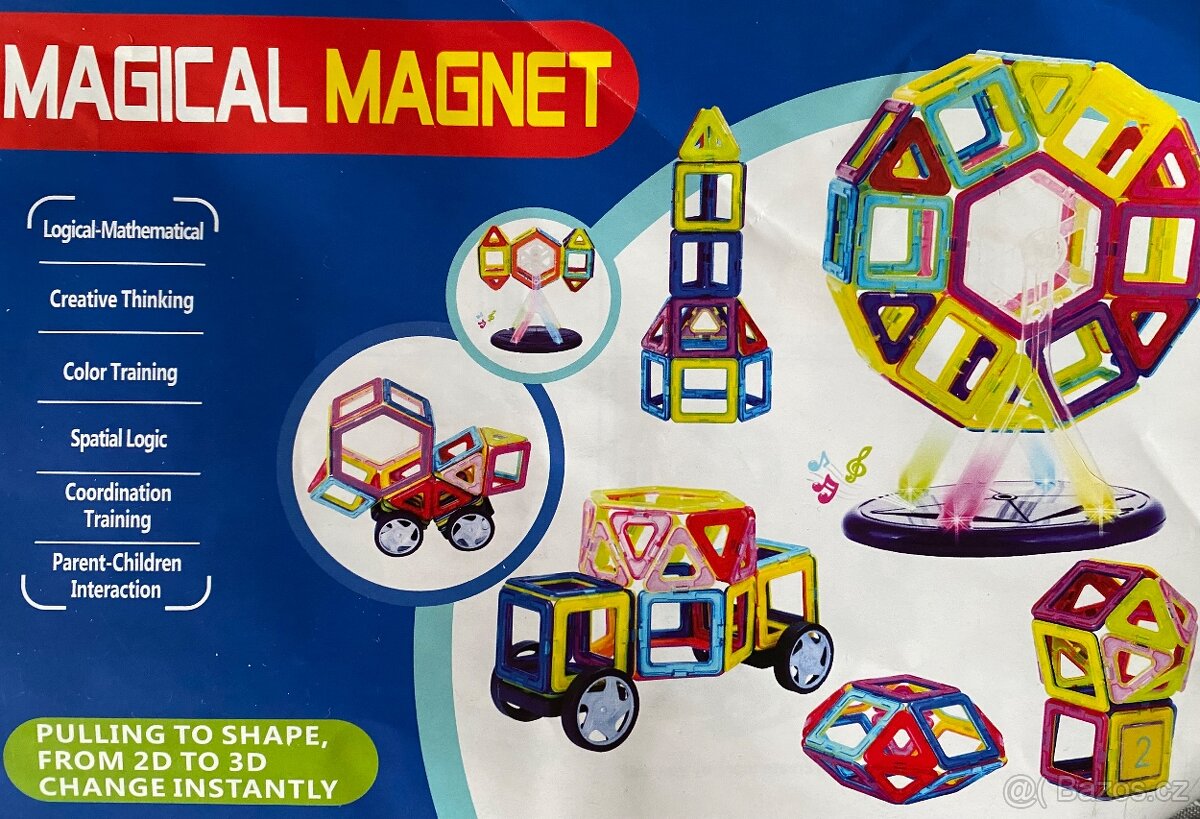 Magnetická stavebnice Magplayer - 11