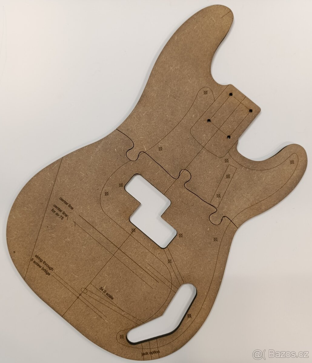 Šablony pro výrobu kytary - 11