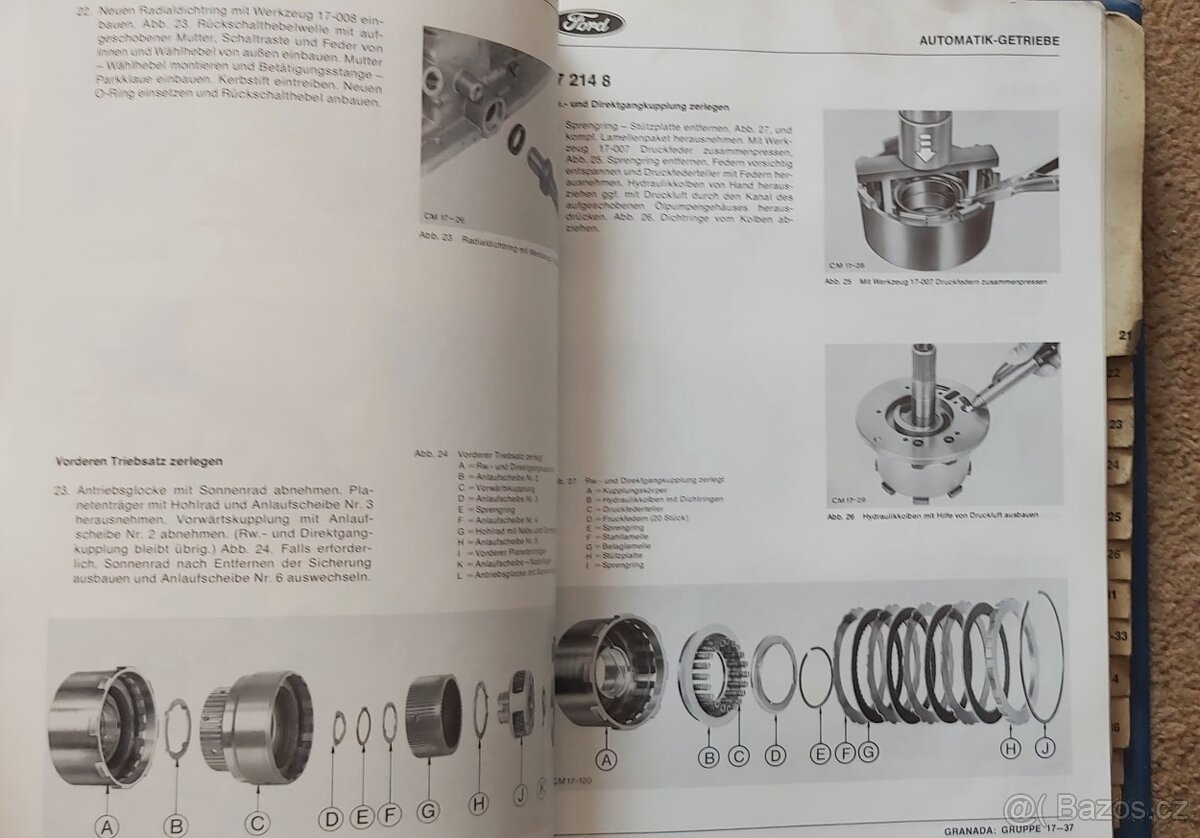 FORD GRANADA /TAUNUS/CAPRI - kompl. servisní a dílen. manuál - 11