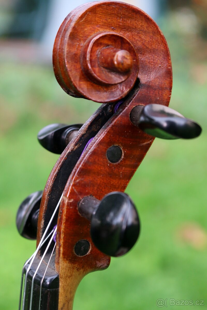 Celé Staré německé housle z 19-ho stoleti Maidstone - 11