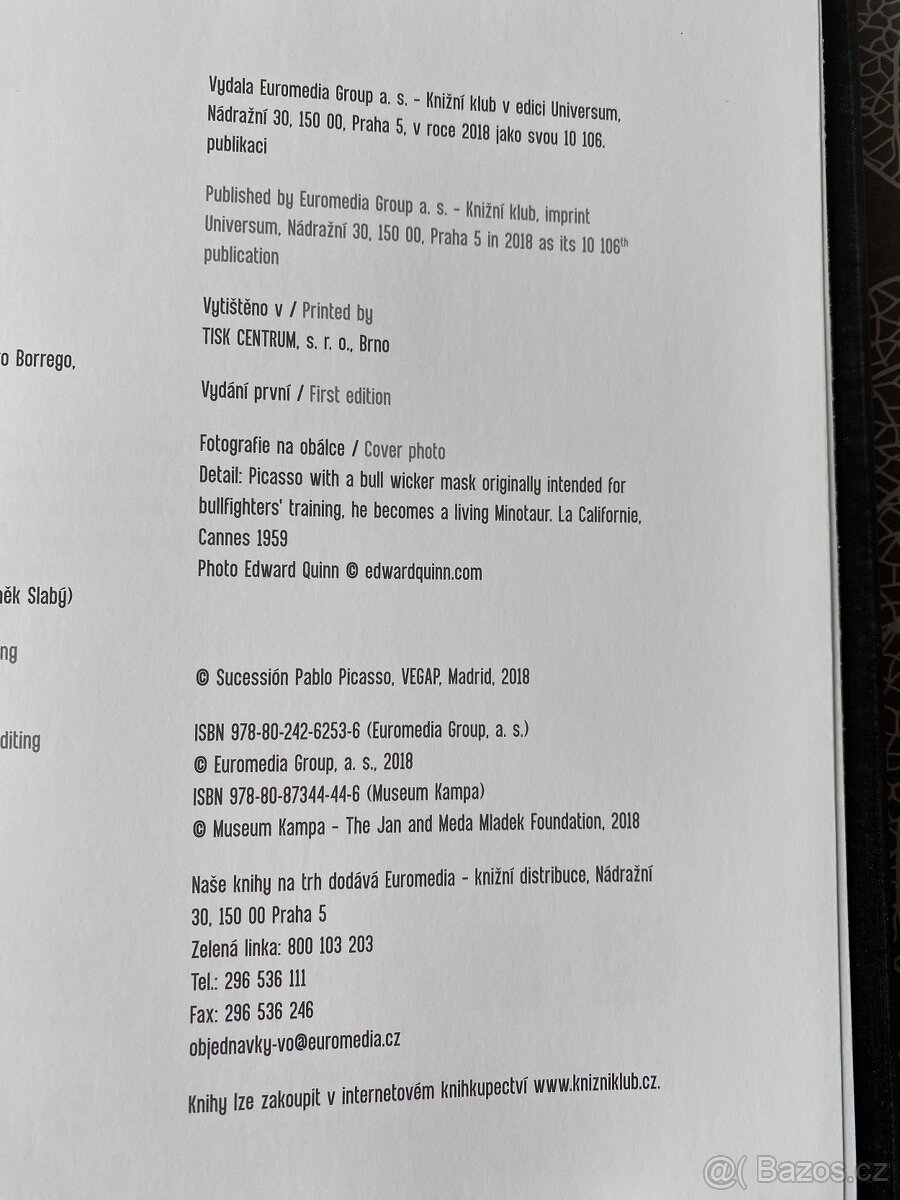 Nové knihy Pablo Picasso, Houdini - 11