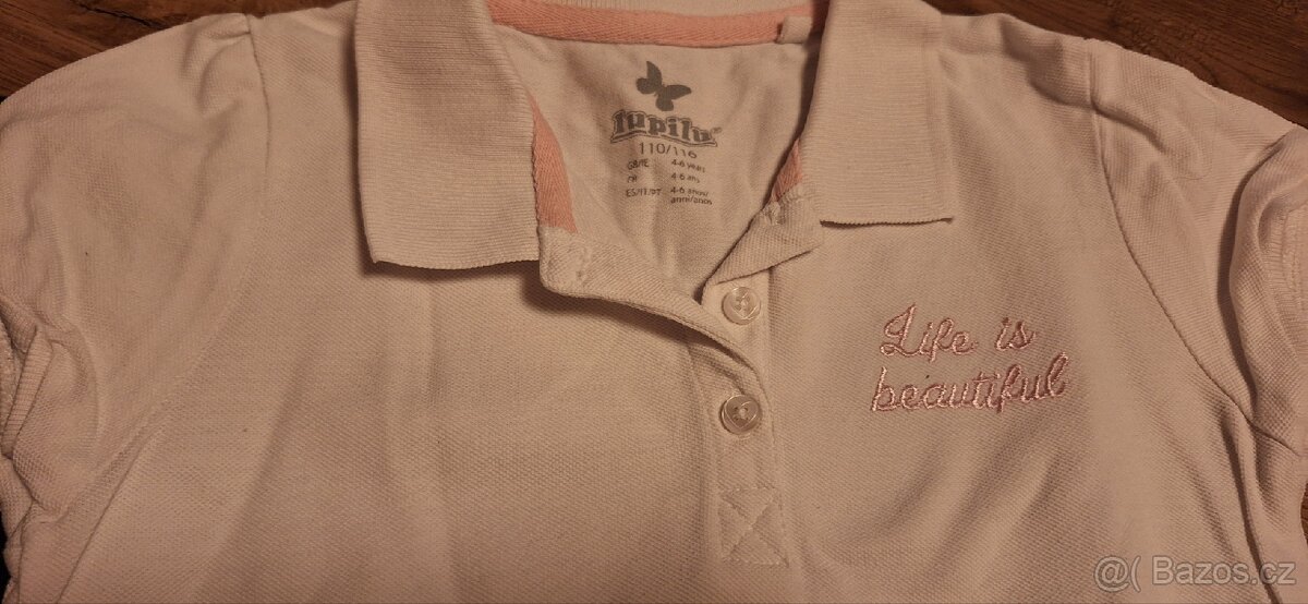 Dívčí trička s krátkým rukávem, legíny, halenka - 11