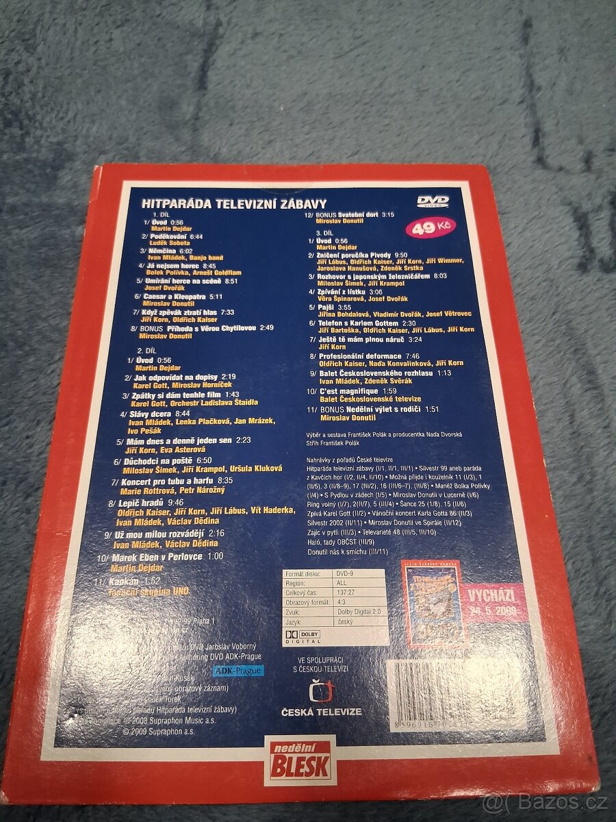 DVD - Zlatý věk českého humoru a hity. - 11