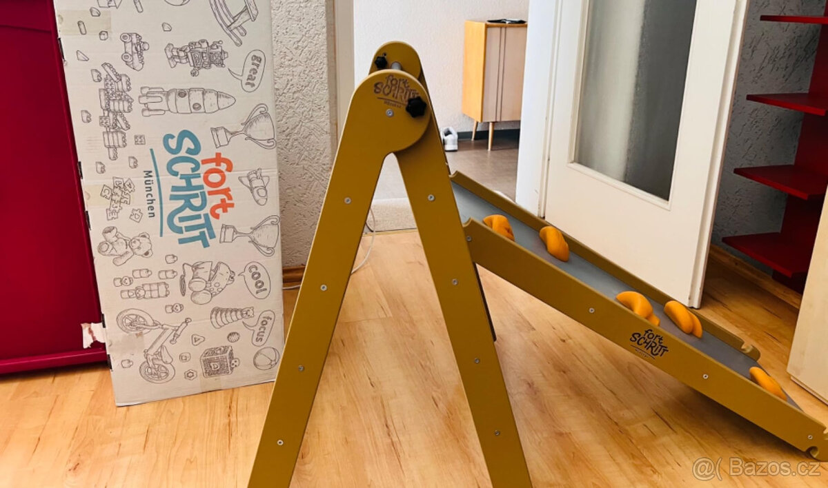 fortSCHRITT München® Lezecký dřevěný trojúhelník 3v1 (nový) - 11