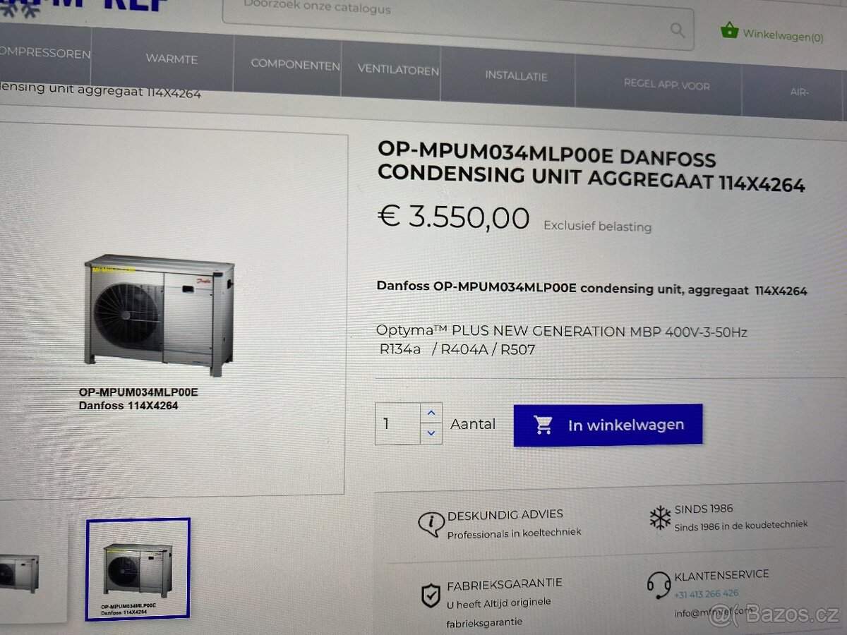 Danfoss kondenzační jednotka Optyma plus 114x 4264 - 11