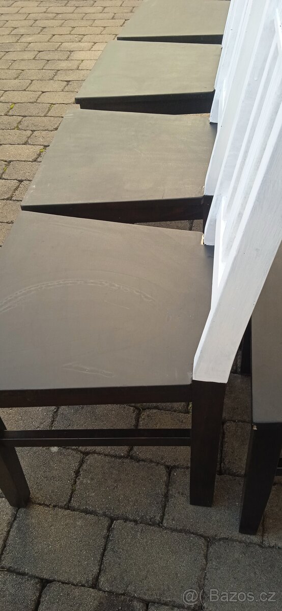 Jídelní stůl+8 židlí -styl vintage - 11