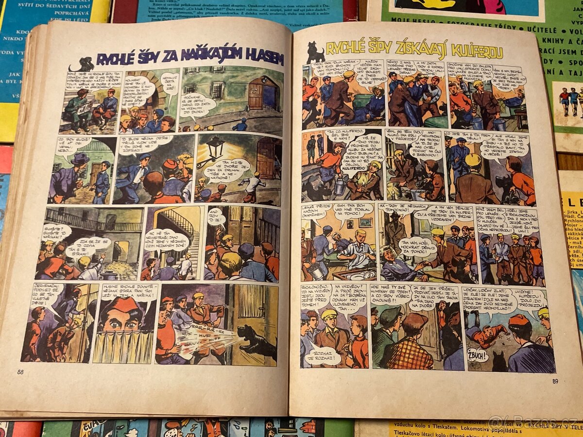 Rychlé šípy, Foglar, Fischer, Čermák - 9 sešitů,1969-71 - 11
