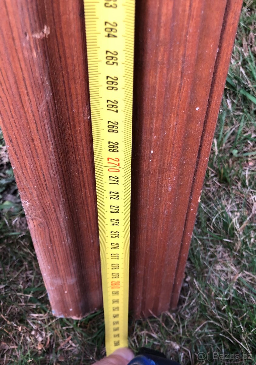 Ozdobná dřevěná římsa, lišta, ozdoba, obložka - 11