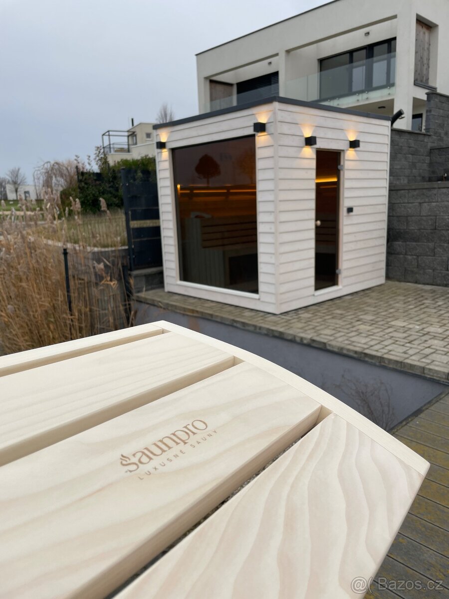 Venkovní Fínska sauna MEGA - 11