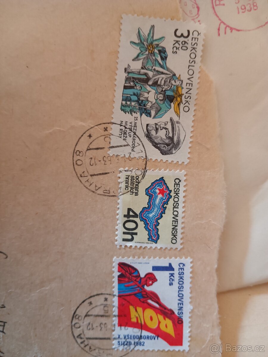 Různé dokumenty, známky, pohlednice. - 11