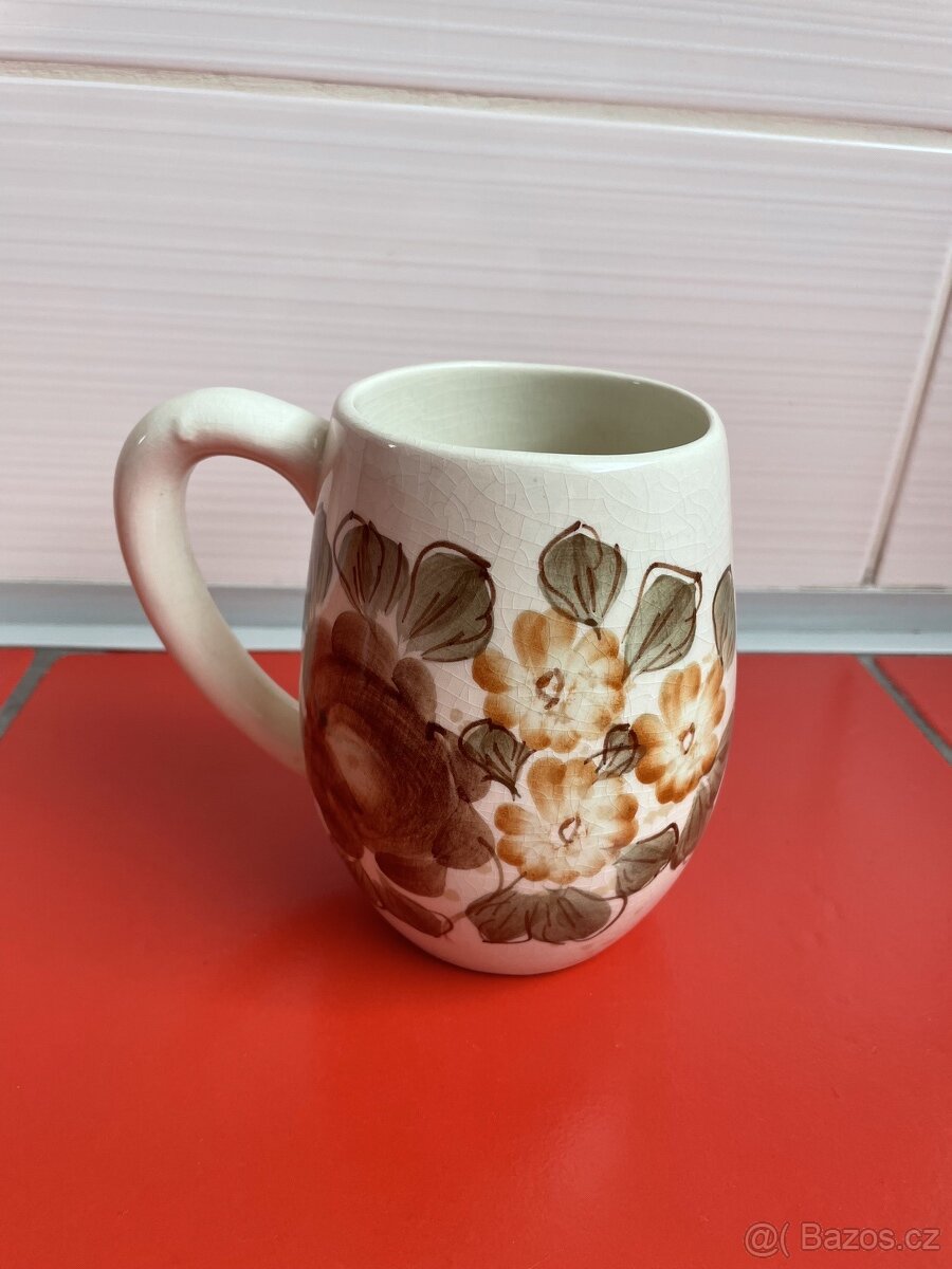 ručně malované keramické džbánky II cena za 1 kus - 11