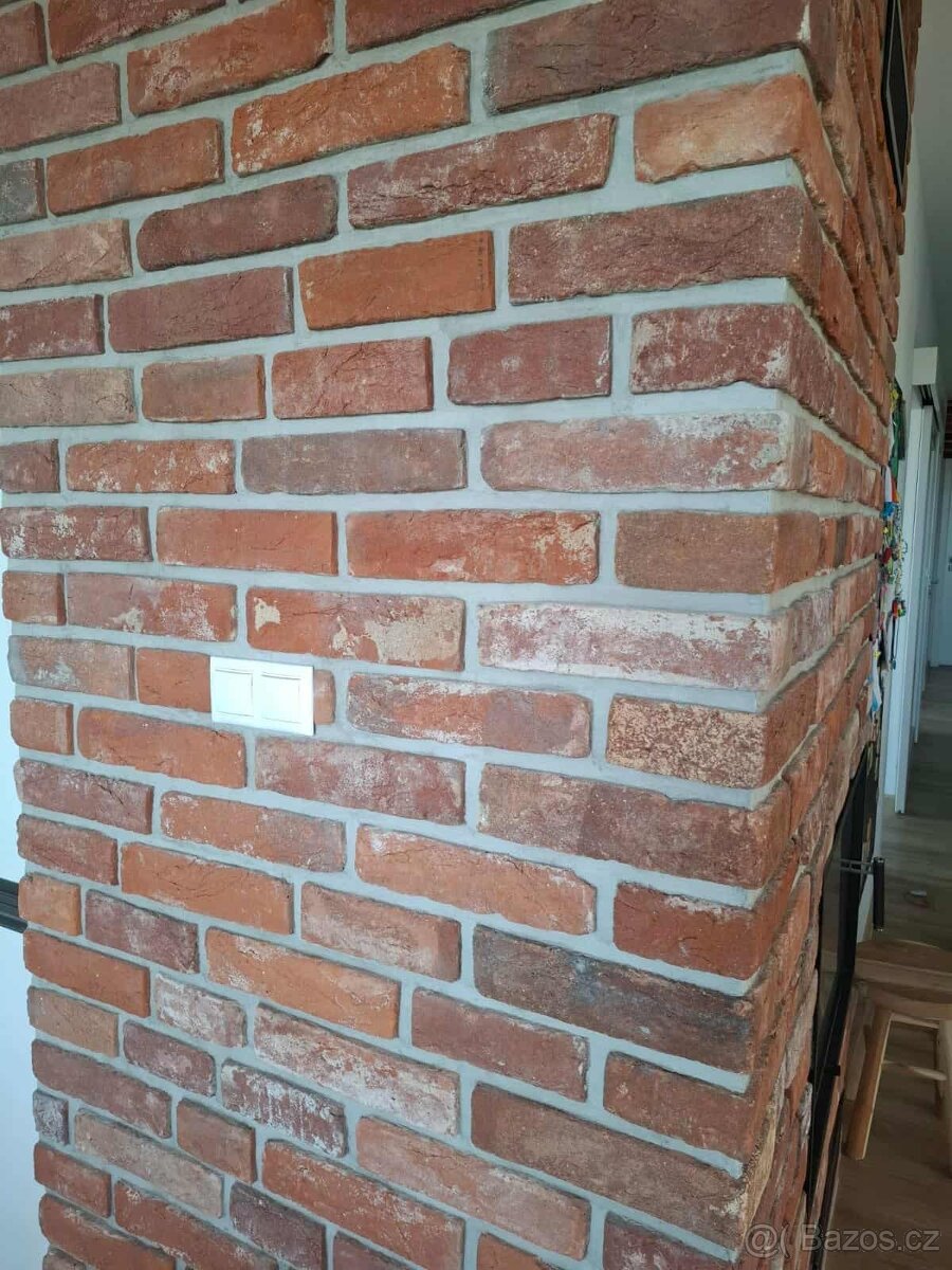 Cihlový obklad pásky z cihly líc - 11