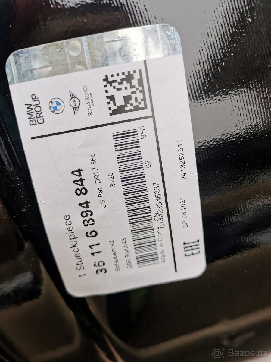 Originální alu kola BMW iX3 G08 20" - 11
