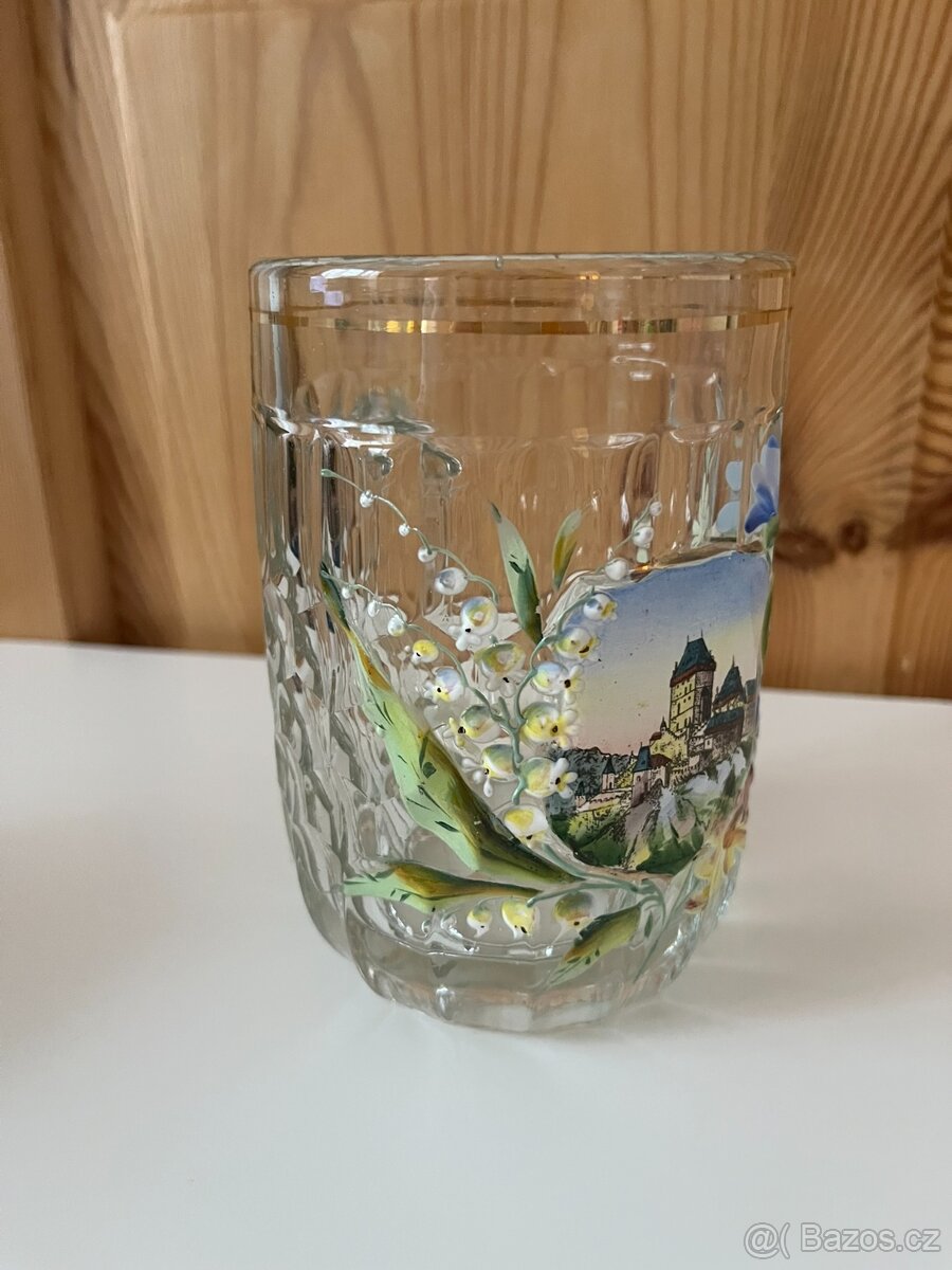 Starý půllitr - Karlštejn motiv - 11