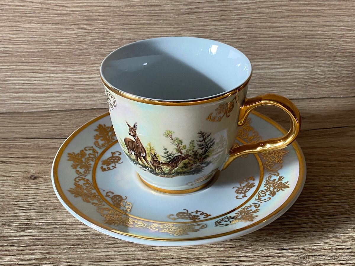 hrnek hrneček myslivecký hrnek porcelán lovecká tématika - 11