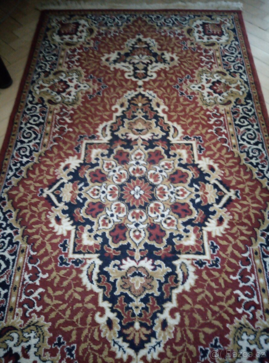Perský vlněný koberec,ložnicová sada 3 kusy - 11