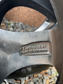 ALU kola Ronal 5x120 16” + zánovní zimní pneu 205/55 R16 - 11