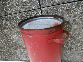 Míchací konev plechová pozinkovaná včetně pošty za 800 kč - 11