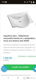 Umyvadlo - nové Aqualine Zara - 11