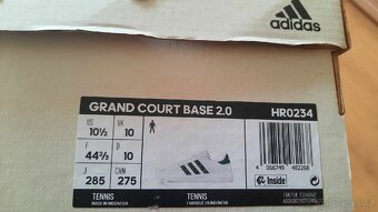 Pánské tenisky adidas GRAND COURT BASE 2.0, vel. 44 2/3 EU - 11