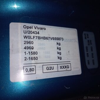 OPEL VIVARO 2.0CDTI 84KW LONG 6 MÍST R.V.2007 - 11