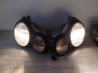 Mercedes W210 předfacelift – nové světlomety HELLA - 11